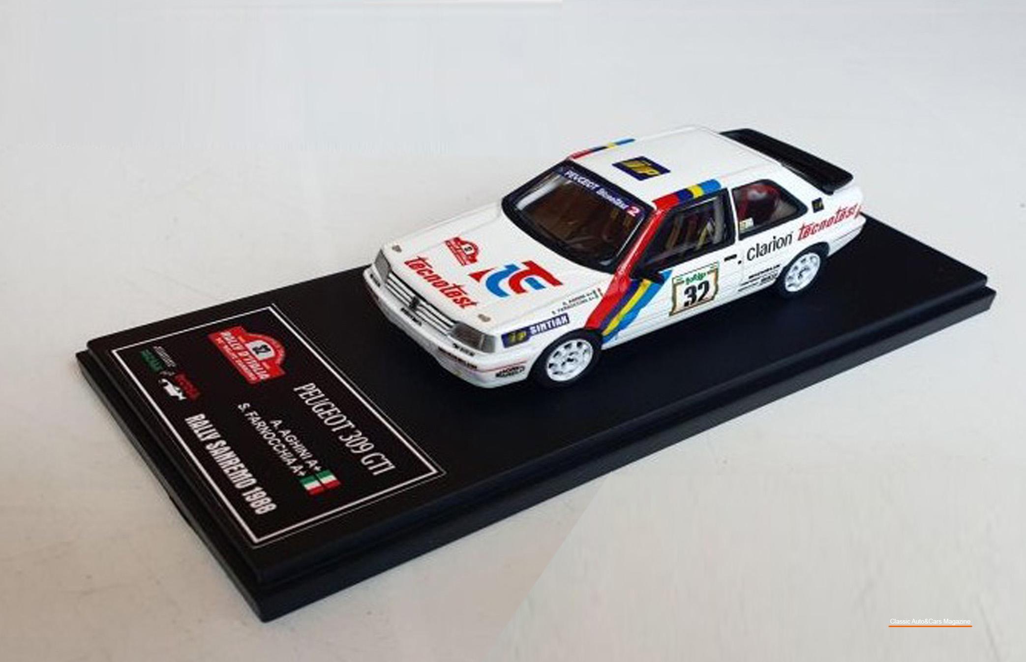 PEUGEOT 309 GTI – Rally di Sanremo 1988 1:43 PEUGEOT 309 GTI - Rally di Sanremo 1988 1:43